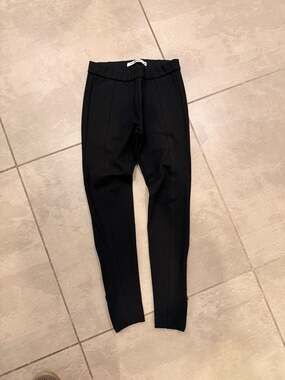 Tory Sport Black Slim Fit Ponte Pants, Women's Size S